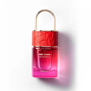 LOCK Fiery Charm Perfume for Women, 1.7 Fl Oz/50ml Eau De Parfum Spray Long-Lasting Fragrance, Floral Fruity Notes of Passionfruit, Grapefruit, Pineapple, Tangerine, Strawberry, Musk