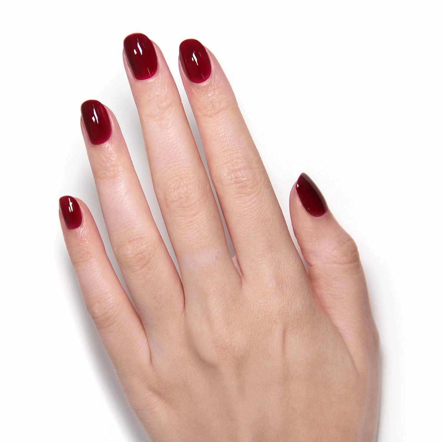 LONDONTOWN UV/LED Gel Nail Polish - Long Lasting, Chip Resistant High Shine Color - Glossy Shimmery Red Orange, 12ml/.40fl oz