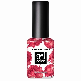 LONDONTOWN UV/LED Gel Nail Polish - Long Lasting, Chip Resistant High Shine Color - Glossy Shimmery Red Orange, 12ml/.40fl oz