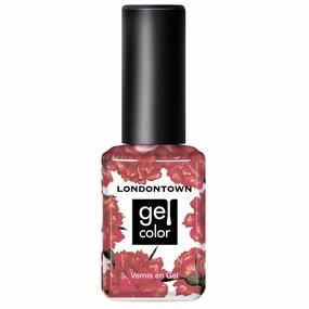 LONDONTOWN UV/LED Gel Nail Polish - Long Lasting, Chip Resistant High Shine Color - Glossy Shimmery Red Orange, 12ml/.40fl oz