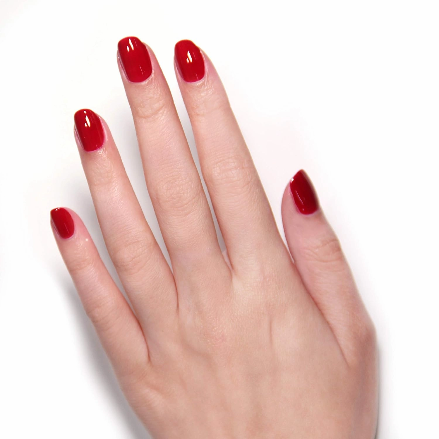 LONDONTOWN UV/LED Gel Nail Polish - Long Lasting, Chip Resistant High Shine Color - Glossy Shimmery Red Orange, 12ml/.40fl oz