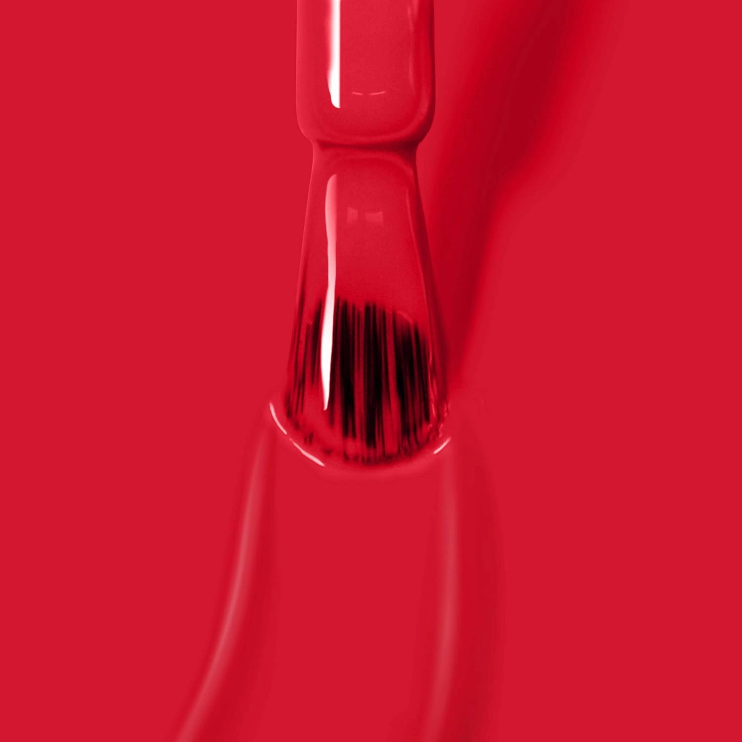 LONDONTOWN UV/LED Gel Nail Polish - Long Lasting, Chip Resistant High Shine Color - Glossy Shimmery Red Orange, 12ml/.40fl oz