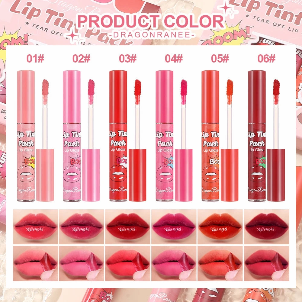 Long-Lasting Tear-Off Moisturizing Lipstick