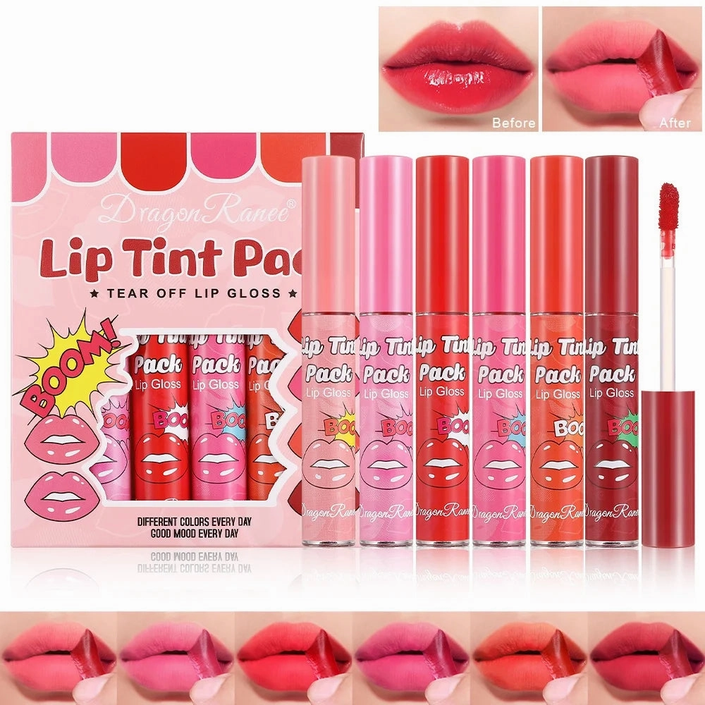 Long-Lasting Tear-Off Moisturizing Lipstick