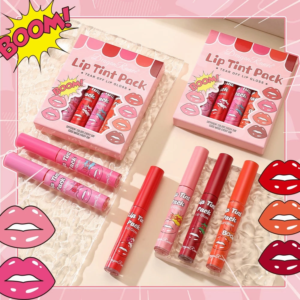 Long-Lasting Tear-Off Moisturizing Lipstick