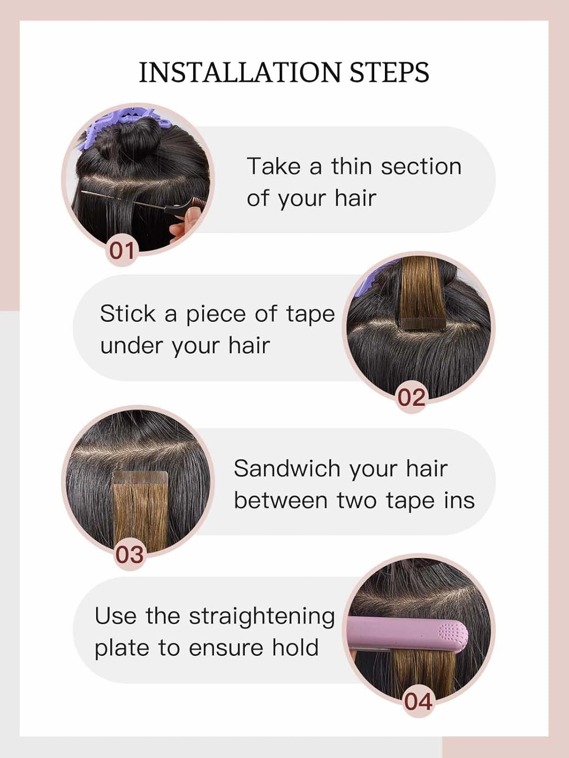 Loveline Tape in Hair Extensions Human Hair, Balayage Dark Brown to Chestnut Brown, 14 Inch 20pcs 40g, Skin Weft Seamless Invisible, Soft and Thick Luxury Remy Human Hair Extensions