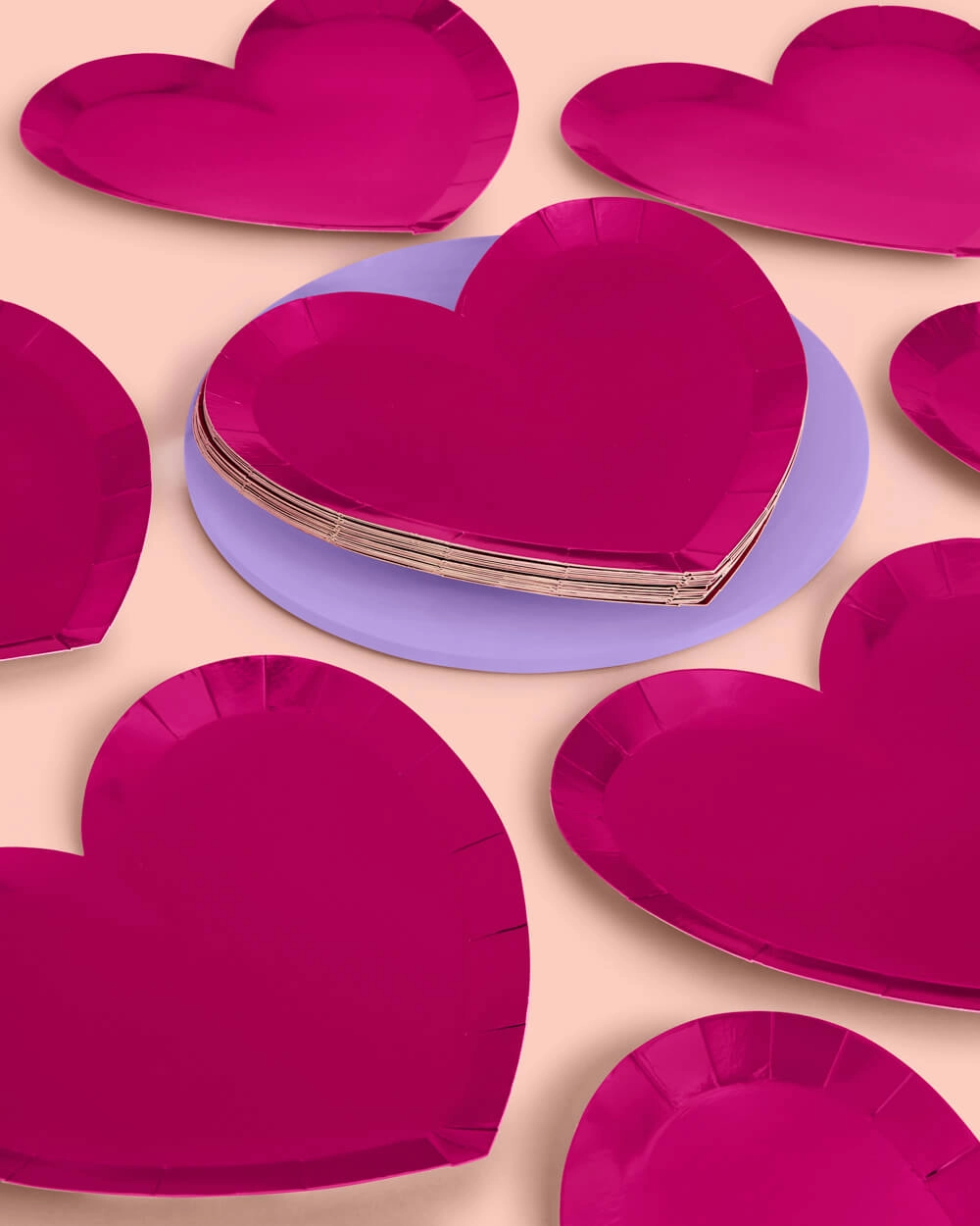 Lover Plates - 25 Heart Plates