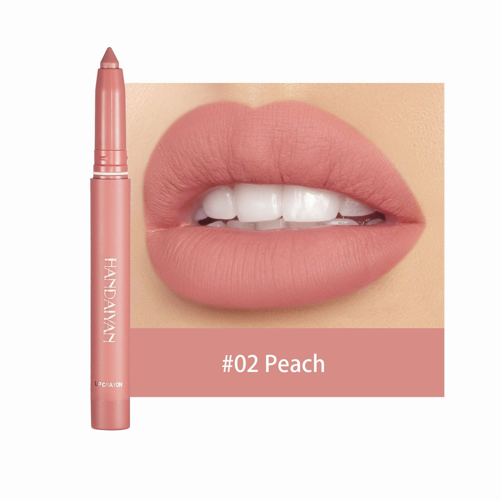 MA605 - Peach Matte Lipstick Crayon
