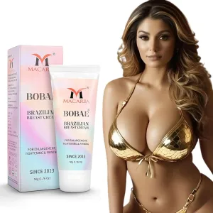MACARIA Bobae Brazilian Breast Enlargement, Enhancement Cream Bigger Chest Flatness And Sagging Care Breast Enhancement, Cream For Dry Cracked s