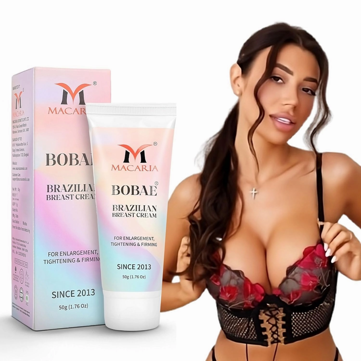 MACARIA Bobae Brazilian Care Breast Creams Breast Enlargement Enhancement And Lifting Creams Massage Moisturizing Bigger Breast Care