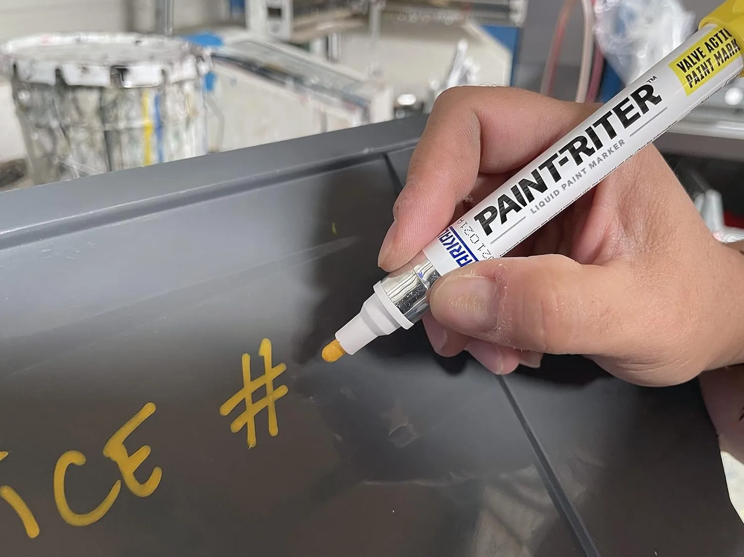 Markal 96822 - Paint-Riter Valve Action Fast-Drying Liquid Paint Marker Provides Long-Lasting, Wear- and Weather-Resistant Marks, With 1/8in Bullet Tip, Red Color (12 Markers), Made in USA
