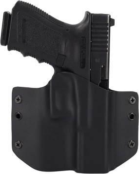 Matte Black OWB Holster (Right-Hand, S&W M&P Shield 45 with Integrated Crimson Trace Laser(2.0 & Plus Compatible))