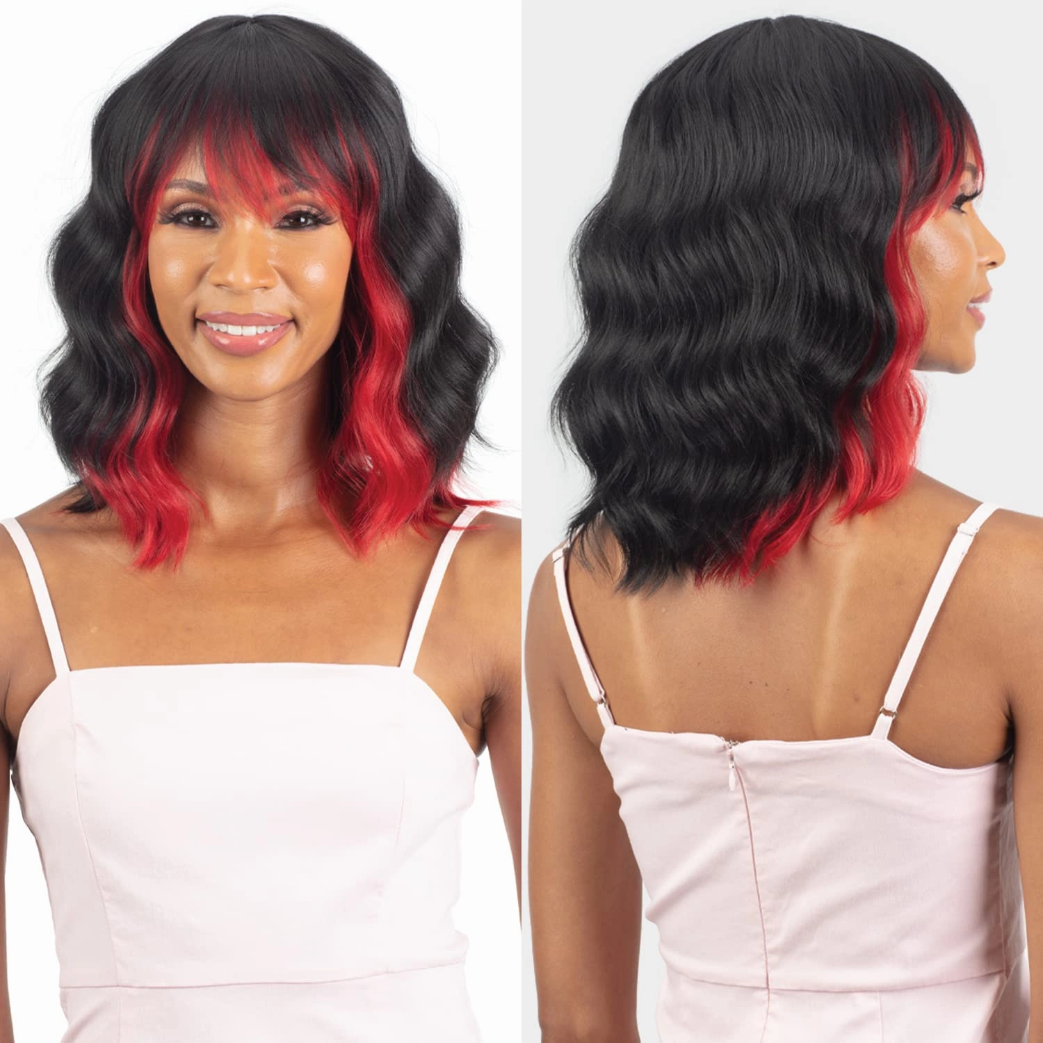 Mayde Beauty Human Hair Blend Wig Mocha Delight (4)