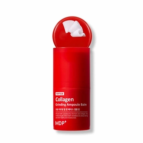 MDP  RED LACTO COLLAGEN GRINDING FACE AMPOULE Multi Balm Stick, Vegan Lacto|0.49 oz/14 g, Wrinkle-Reducing, Brightening, Deep Skin Firming Care, 12hrs Long-lasting moisture
