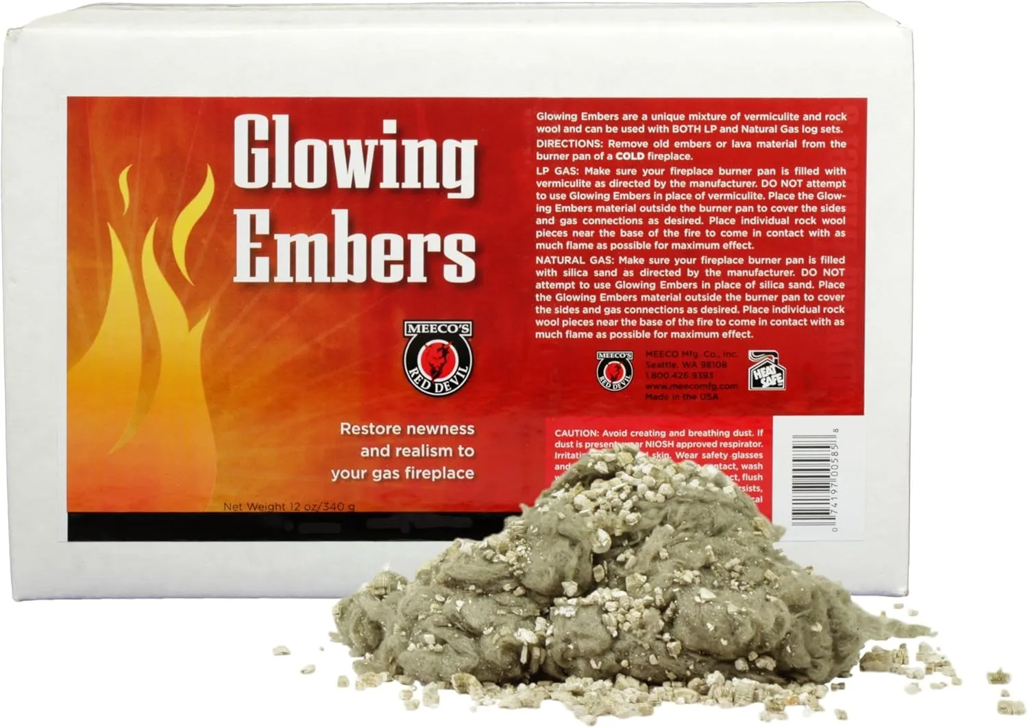 MEECO'S RED DEVIL 585 Glowing Embers, 12 Oz