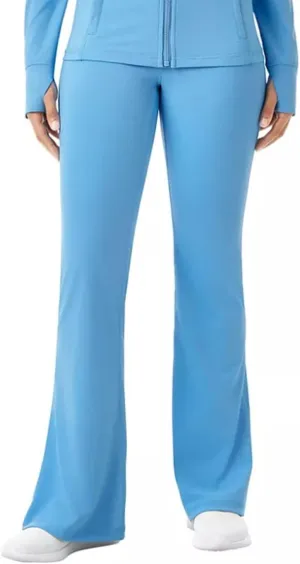 Member's Mark Women's Everyday Flare Yoga Pant, Blue Hill (Medium)