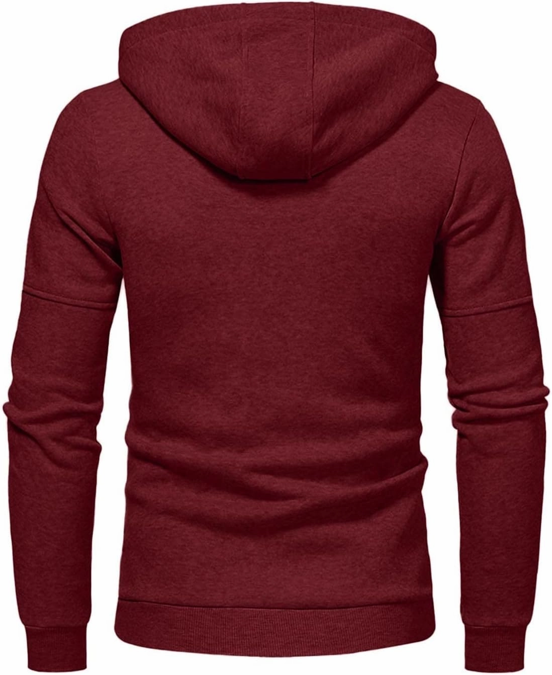 Men Hoodies Casual Hoodies Men's Spring And Autumn Long Sleeve Half Zip Long Sleeve Sweatshirt Sports Hooded Jacket