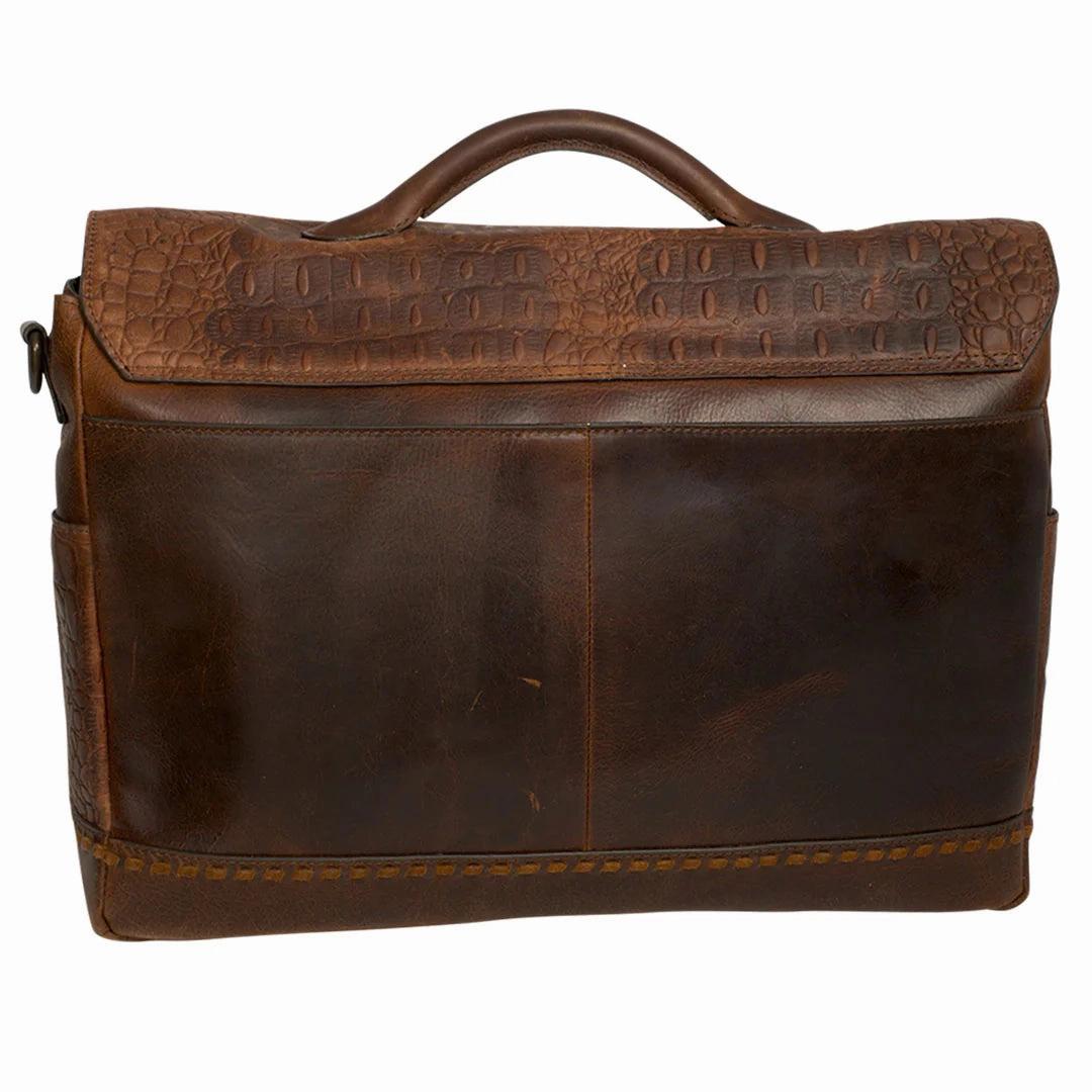 Men's Croc Messenger Bag - STS Ranchwear