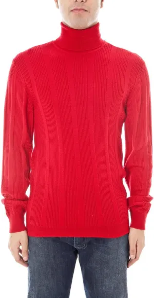 Mens Long Sleeve Sweater 54 Red