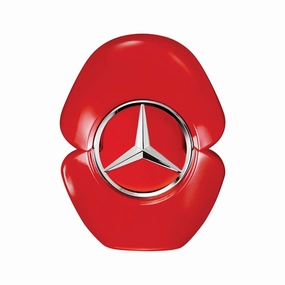 Mercedes-Benz Woman in Red - Eau de Parfum - Long Lasting Perfume for Women - Jasmine Perfume with Fruity, Patchouli Fragrances - Travel Size - 3 oz