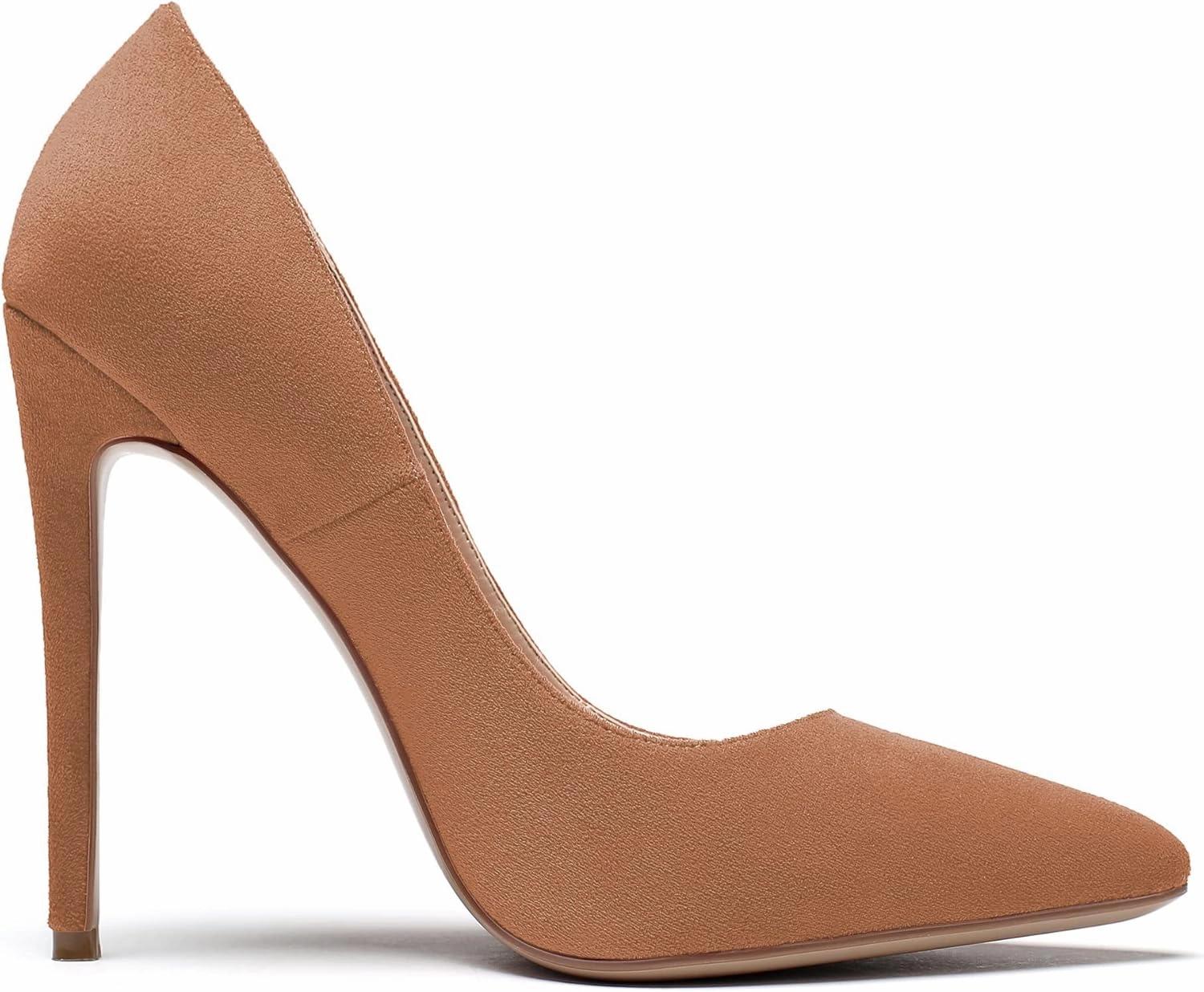 Mettesally Women's High Heel Pumps Pointed Toe Stiletto Heels Slip On Office Party Dress Shoes