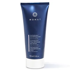 MONAT Curl Perfection™ Curl-Defining Cream Infused with Rejuvenique®, Frizz-Fighting & Moisturizing Leave-In Styling Cream- All-Day Defined, Soft & Bouncy Curls for Wavy & Curly Hair -148 ml/5 fl oz