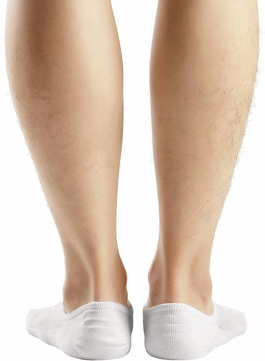 Mottee&Zconia No Show Sock Low Cut Ankle Short Socks for Men Basic Casual Anti-skid Cotton Socks with Non Slip Grips