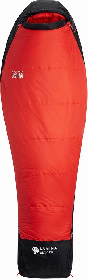Mountain Hardwear Women's Lamina 30F/-1C WMNS Long - Poppy Red - Long Right Zip