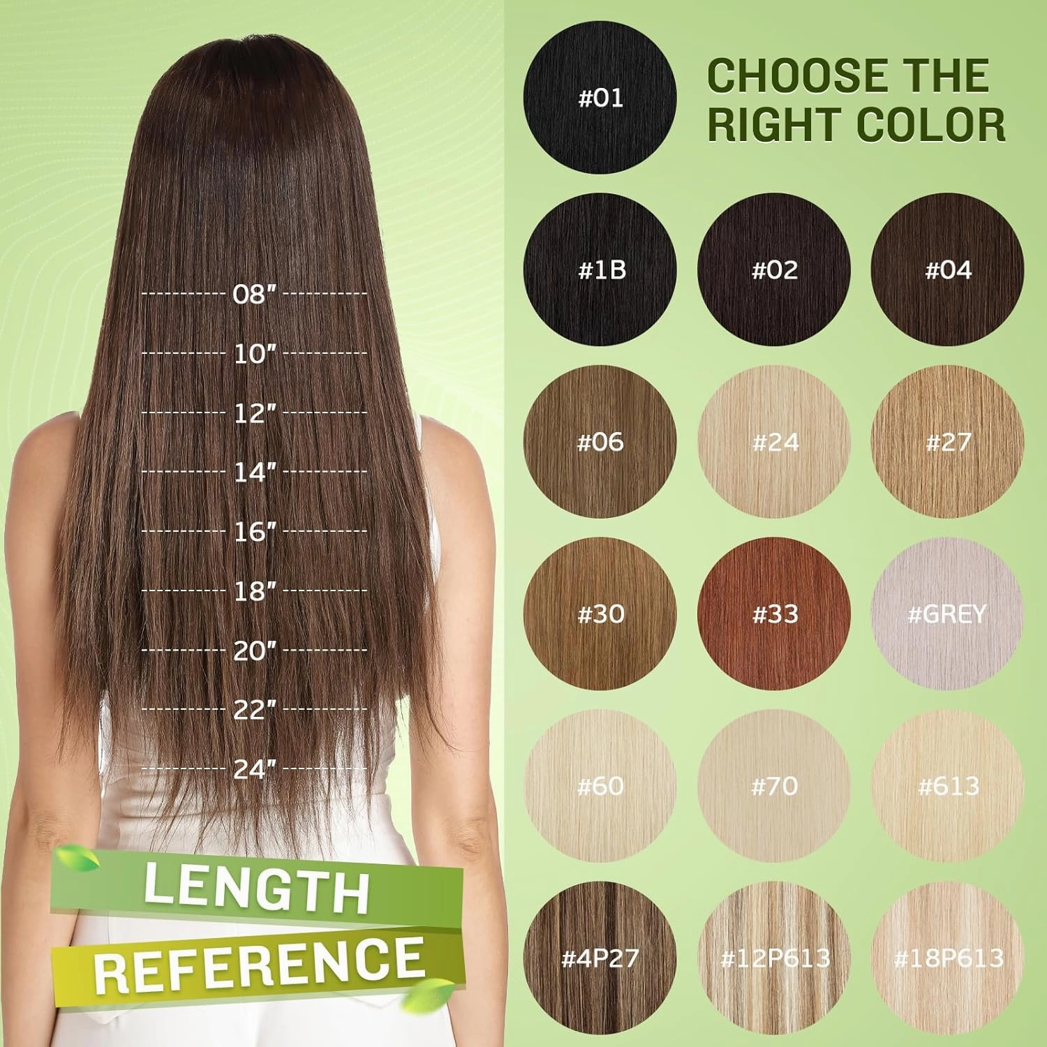 MY-LADY Double Weft 100% Remy Human Hair Clip in Extensions 14''-22'' Grade 7A Quality Full Head Thick Thickened Long Soft Silky Straight 8pcs 18clips Off Black (18" / 18 inch 140g,#1B Natural Black)