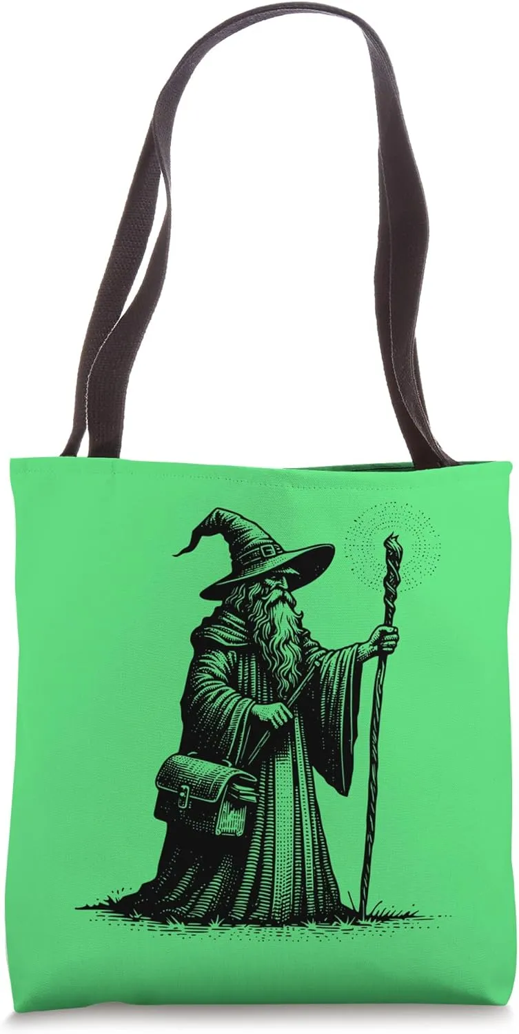 Mystical Wizardry Wizard Wand Tote Bag