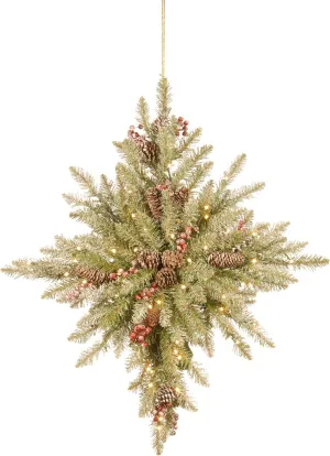 National Tree Dunhill Fir Bethlehem Star with Battery Operated LED Lights
