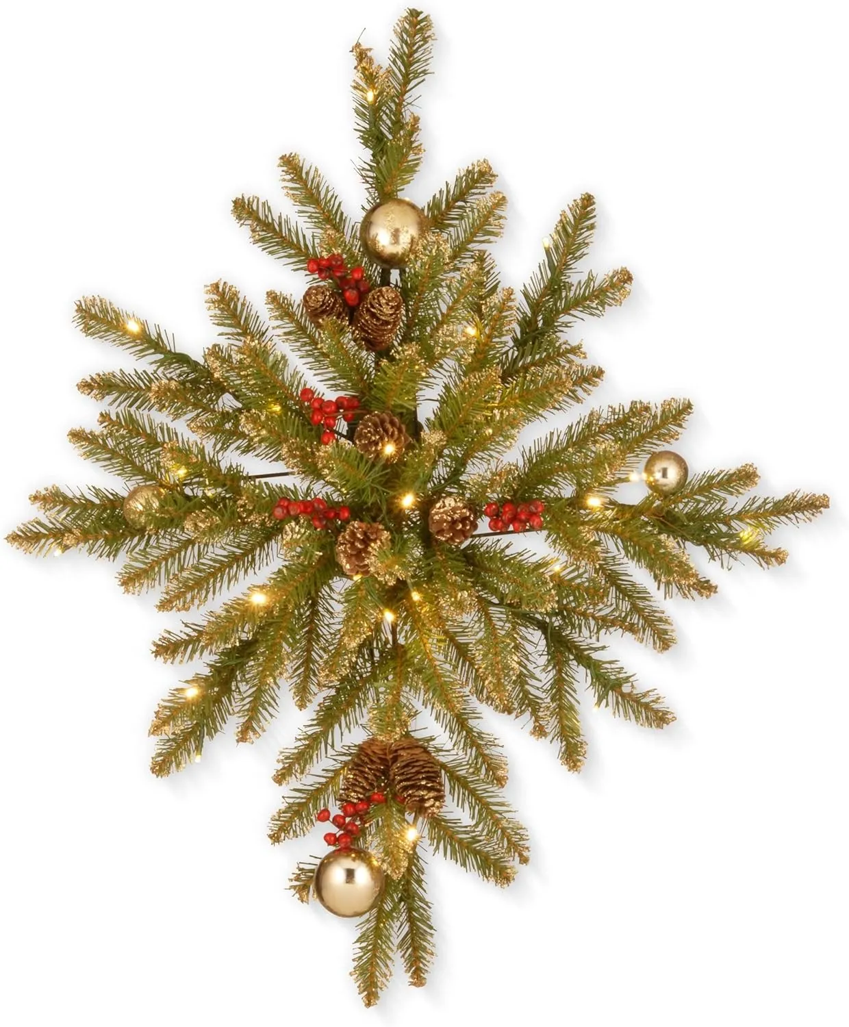 National Tree Pine Gold Dunhill Fir Bethlehem Star, 32"