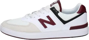 New Balance 574 Court White/Crimson US Men's 10, Women's 11.5 Medium