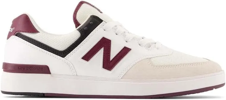 New Balance 574 Court White/Crimson US Men's 8.5, Women's 10 Medium
