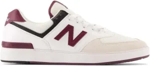 New Balance 574 Court White/Crimson US Men's 8.5, Women's 10 Medium