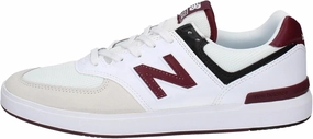 New Balance 574 Court White/Crimson US Men's 10, Women's 11.5 Medium