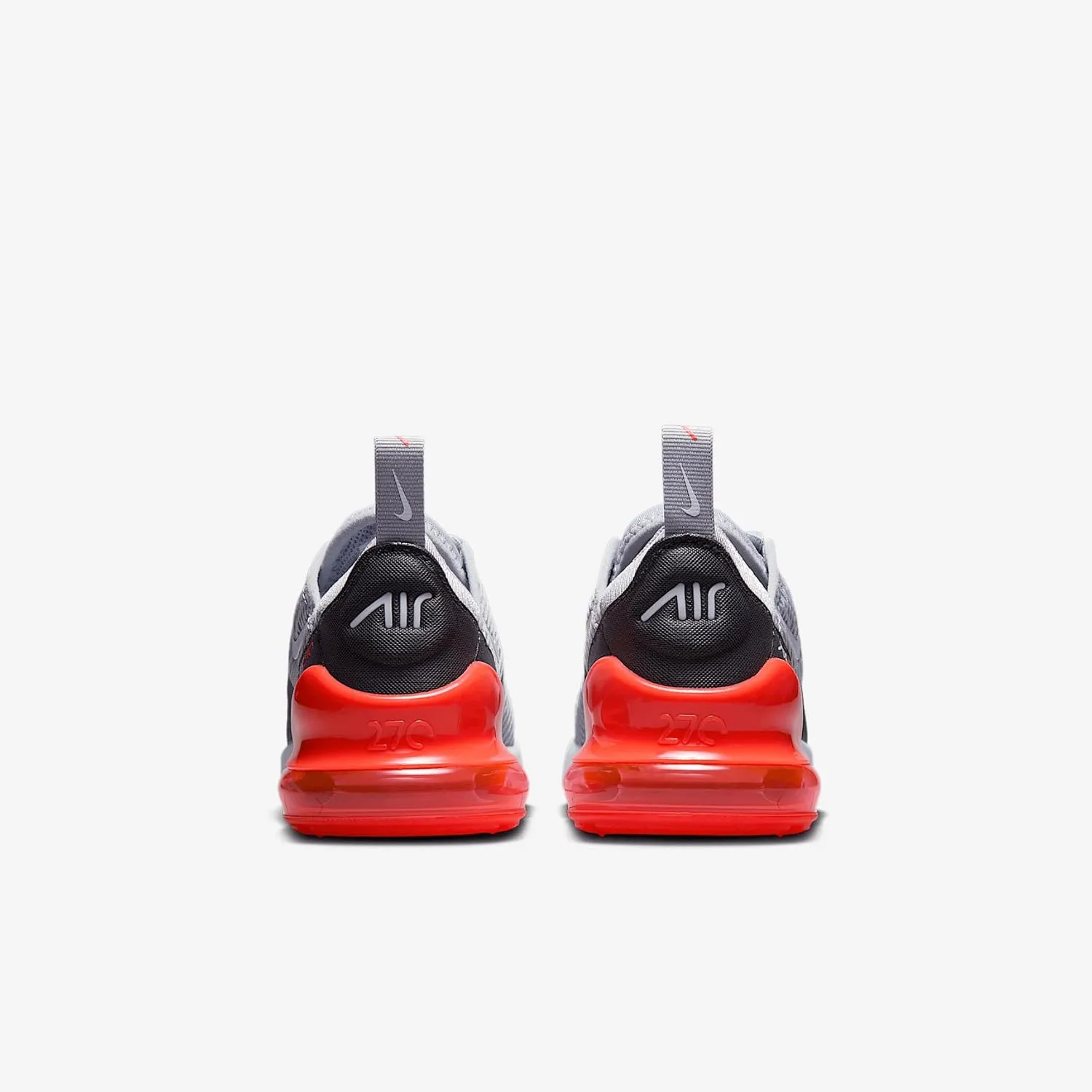 Nike Air Max 270 Little Kids' Shoe (AO2372-039, Wolf Grey/Anthracite/Bright Crimson/White)