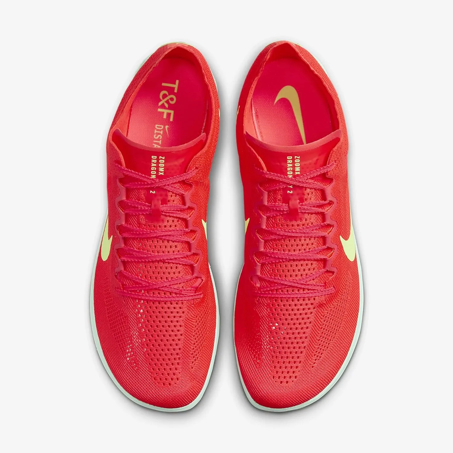 Nike Dragoy 2 Track & Field Distance Spikes (FD8413-600, Bright Crimson/Hyper Crimson/Lime Blast/Cave Purple)