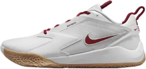 Nike HyperAce 3 Volleyball Shoes (FQ7074-100, White/Photon Dust/Team Crimson) Size 7.5