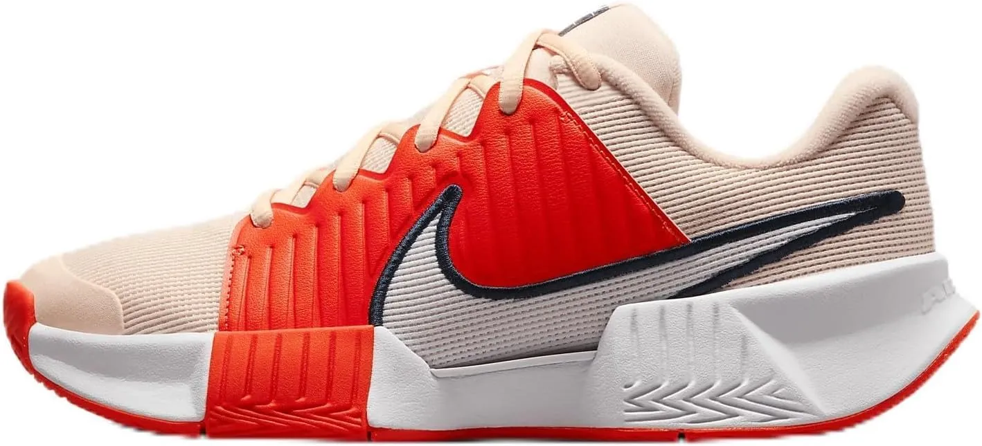 Nike Zoom Challenge Women's Pickleball Shoes (FQ4155-801, Crimson Tint/Total Crimson/White) Size 9.5