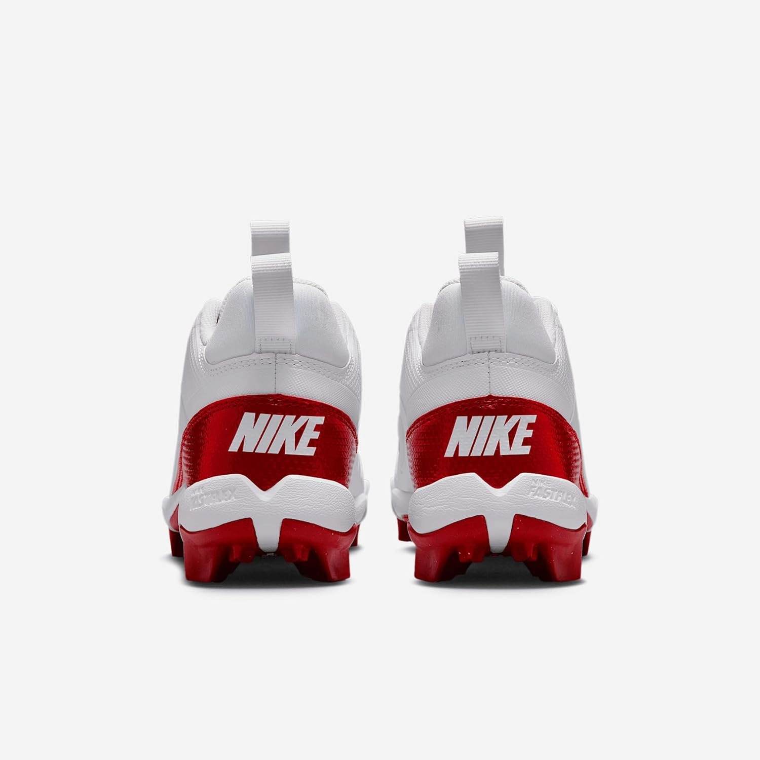 Nike Alpha Menace 4 Shark Big Kids' Football Cleats (FQ4012-102, White/University Red/Photon Dust/University Red)