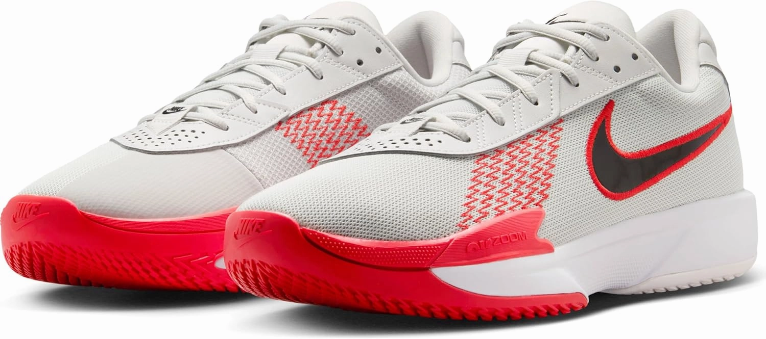 Nike G.T. Cut Academy Basketball Shoes (FB2599-013, Photon Dust/Light Crimson/White/Black)