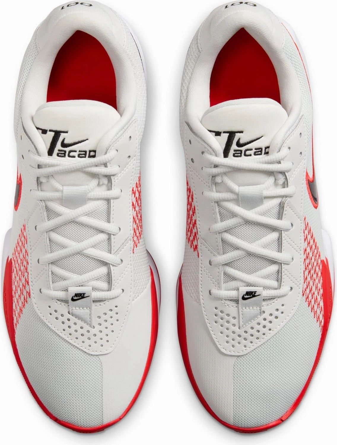 Nike G.T. Cut Academy Basketball Shoes (FB2599-013, Photon Dust/Light Crimson/White/Black)