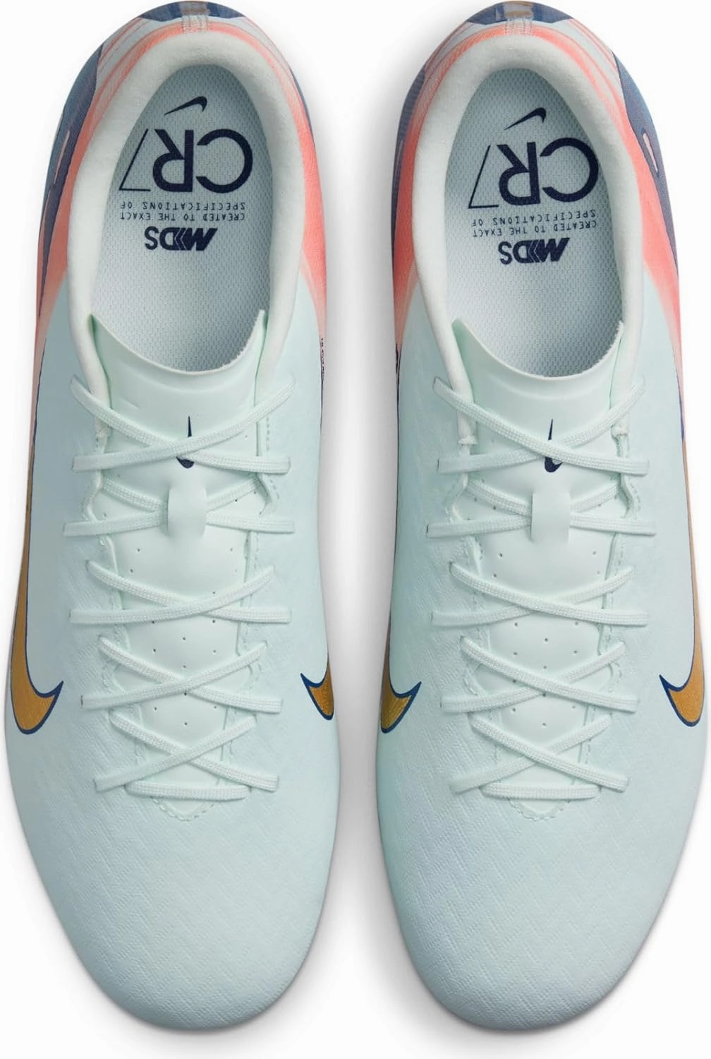 Nike Vapor 16 Academy Mercurial Dream Speed MG Low-Top Soccer Cleats (FZ1388-300, Barely Green/Crimson Pulse/Metallic Gold Coin)