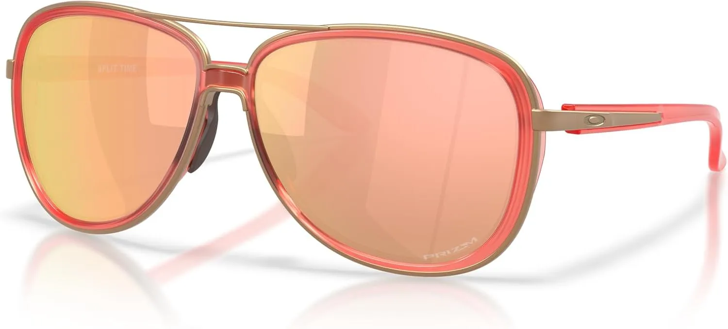 Oakley Women's Oo4129 Split Time Aviator Sunglasses