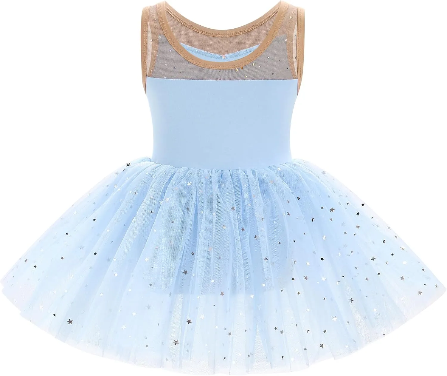 ODASDO Ballerina Costume for Girls Toddler Kids Ballet Dance Leotard Princess Glitter Tutu Dress Dancewear