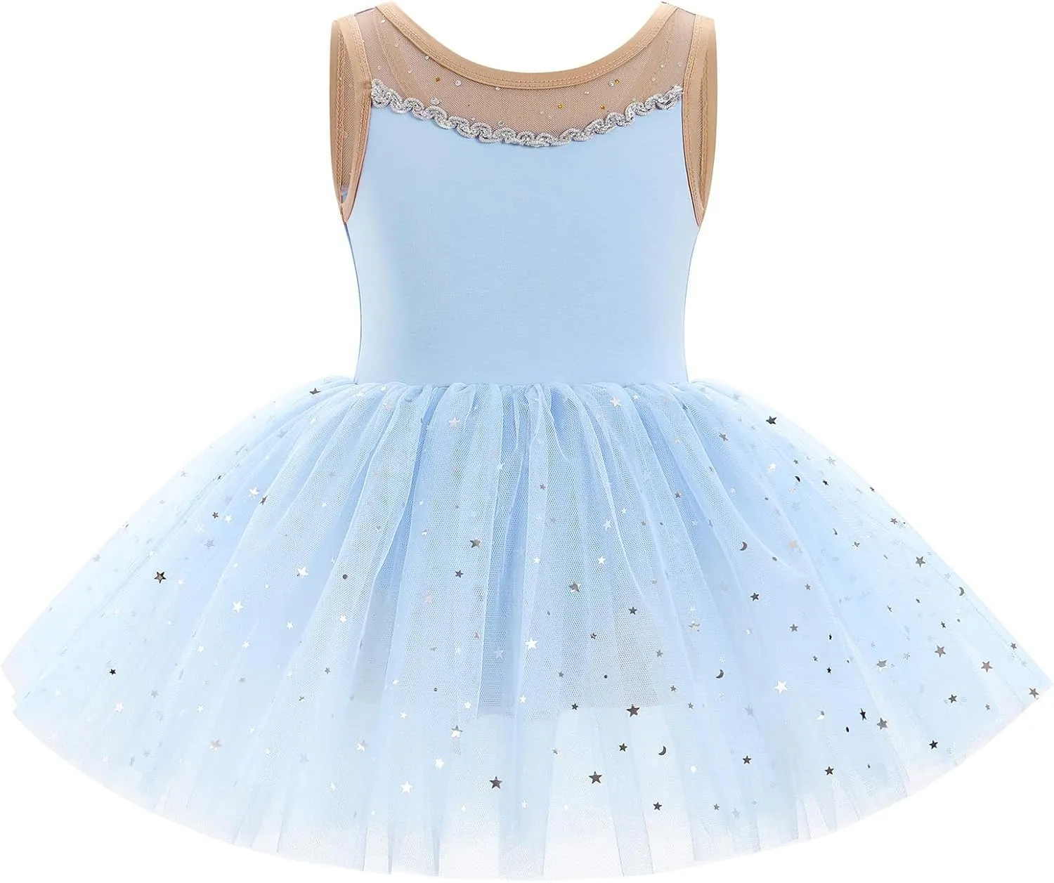 ODASDO Ballerina Costume for Girls Toddler Kids Ballet Dance Leotard Princess Glitter Tutu Dress Dancewear