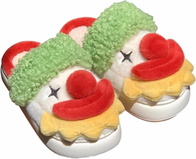 Odd clown couple cotton slippers female new winter net red men's cotton shoes indoor home wear thick bottom heightened