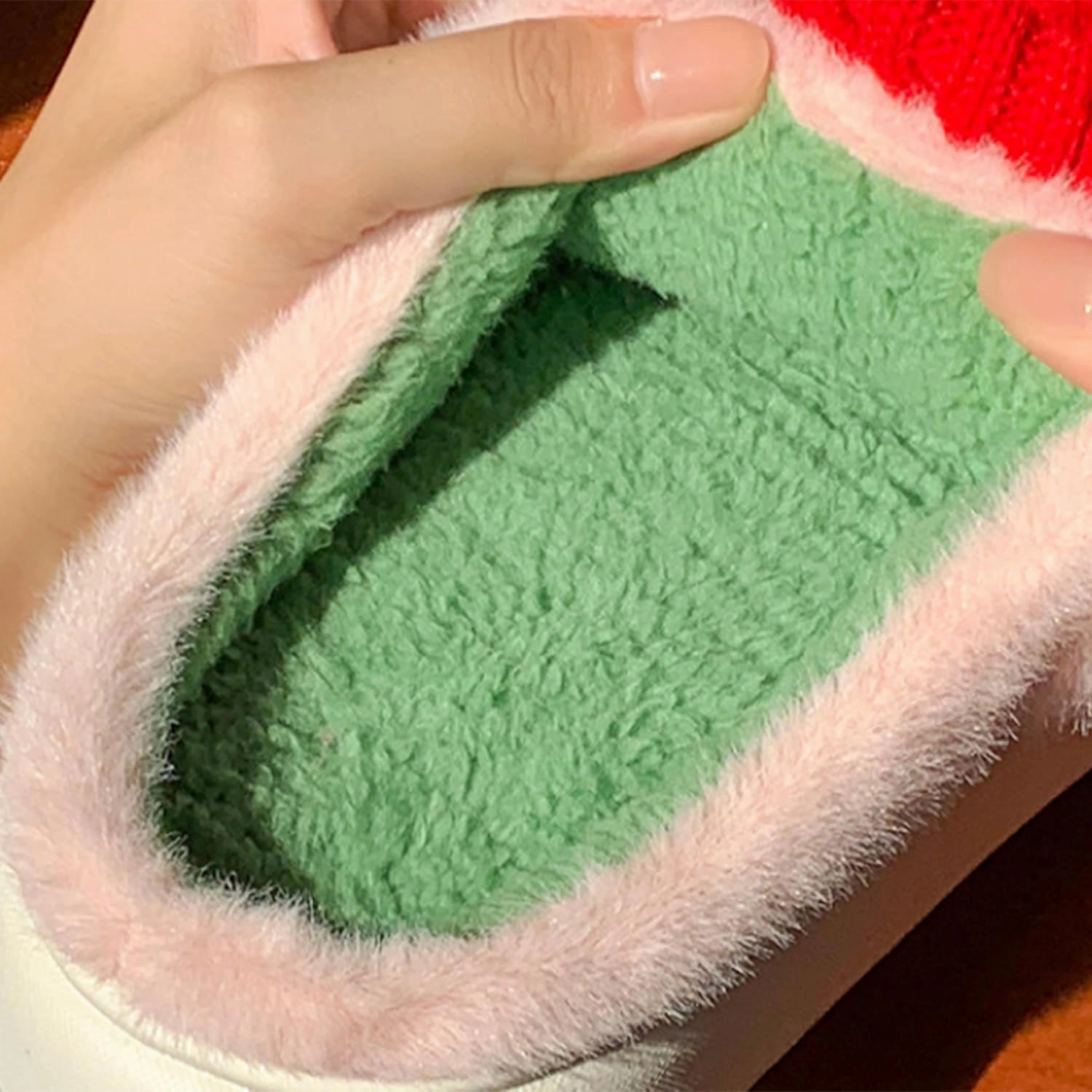 Odd clown couple cotton slippers female new winter net red men's cotton shoes indoor home wear thick bottom heightened