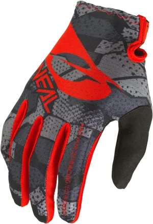 O'NEAL Matrix Camo Glove, Black/Red 9